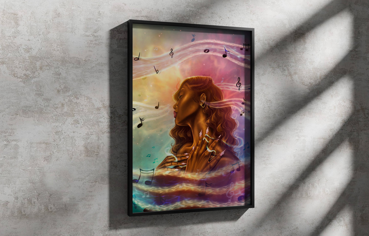 MUSIC TO MY EARS PRINT